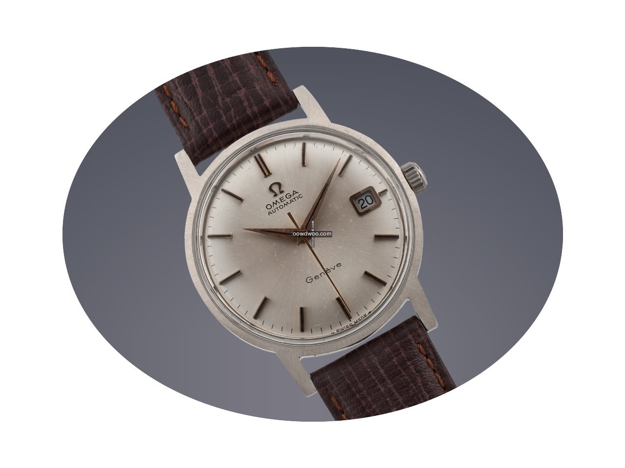 Omega Geneve stainless steel automatic w...