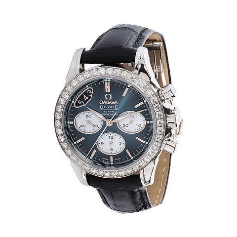 Omega NEW De Ville Steel & Diamond A...