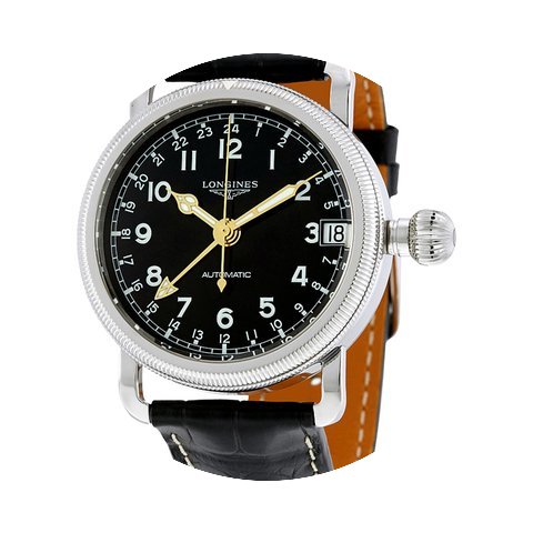 Longines Heritage Avigation Black Dial G...