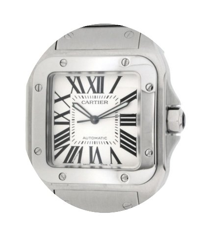 Cartier Santos 100 W200737g 2656 In Stee...
