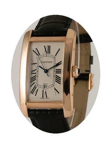Cartier Tank American Herrenarmbanduhr...