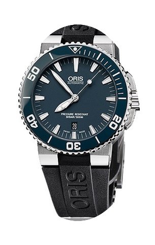 Oris Aquis Date Farbe Blau...