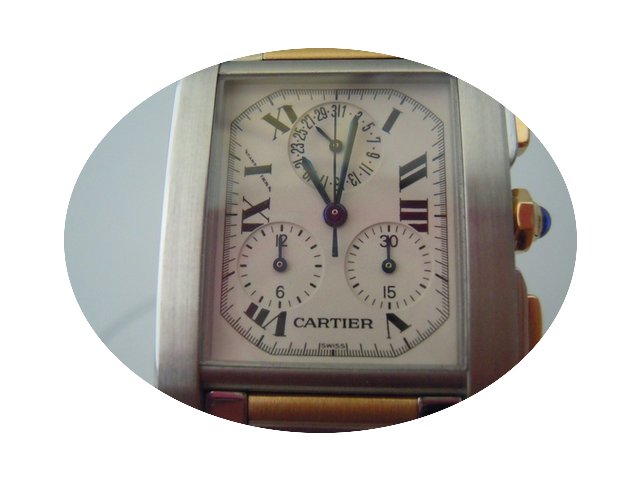 Cartier Tank Francaise Chronoflex...