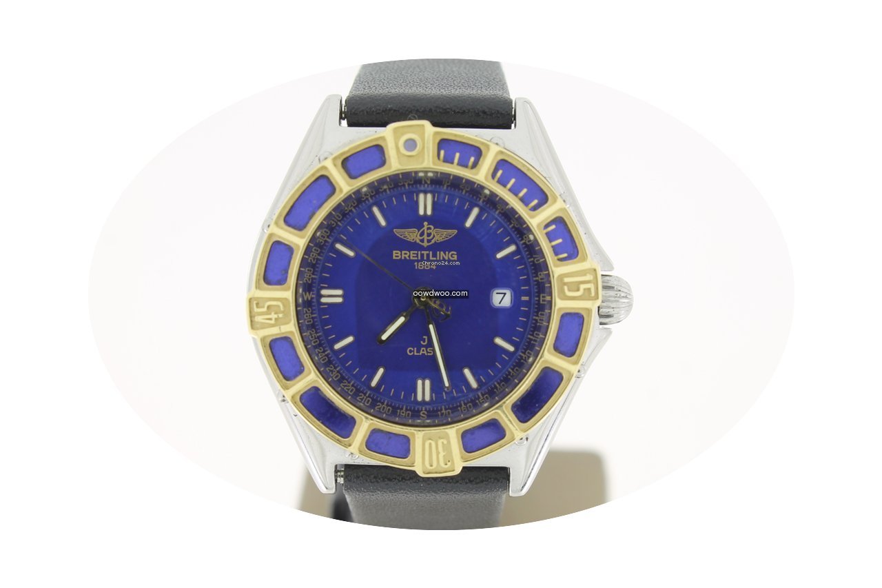 Breitling J Clas Steel/Gold BLUEDIAL (BO...