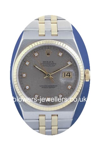 Rolex steel and gold Datejust Oyster qua...
