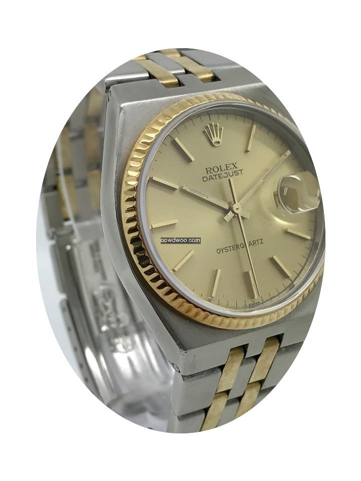 Rolex Datejust Oysterquartz 36mm 18k Gol...