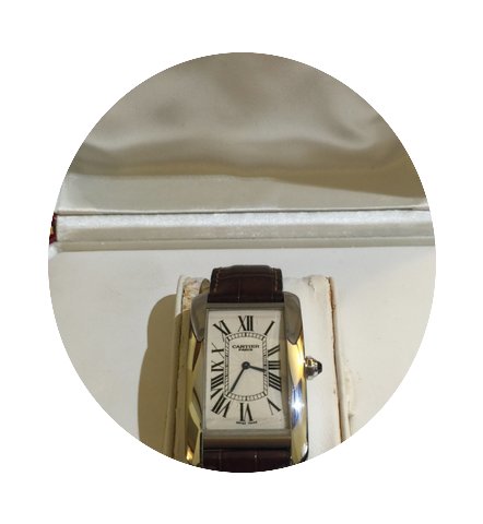 Cartier Tank Americaine mecanique Platin...