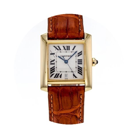Cartier Tank Francaise 18k Yellow Gold 1...