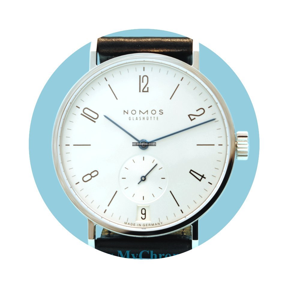 Nomos Glashütte Tangente 38 Datum Saphi...