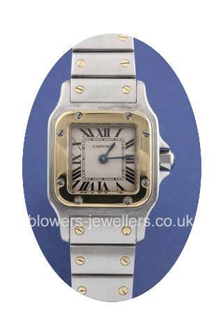 Cartier Bi-metal gents Cartier Santos....