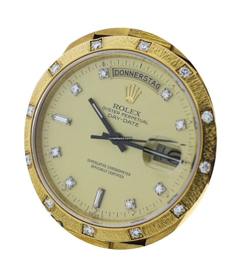 Rolex Daydate Borke Orig. Diamant Besatz...