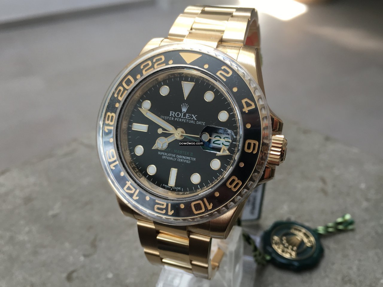 Rolex GMT Master II   YELLOW GOLD   EU  ...