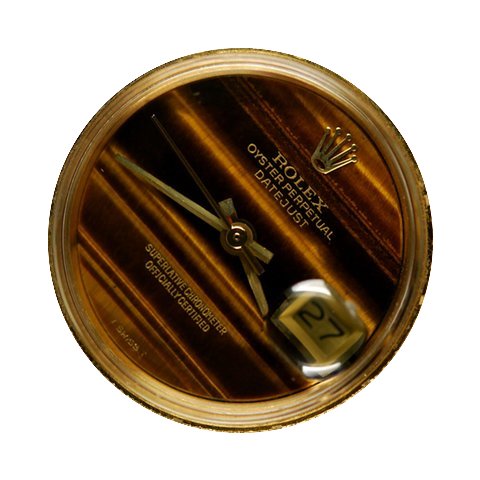 Rolex Datejust 6917 ladies gold tiger ey...