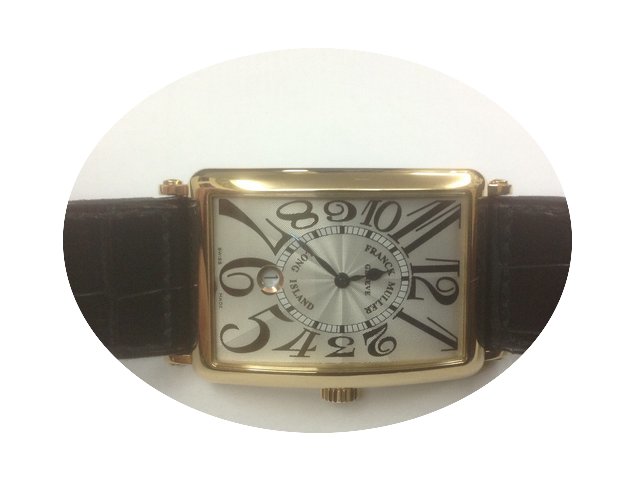 Franck Muller Long Island yellow gold re...