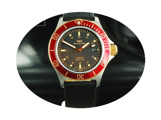 Glycine Combat Sub 2 Tone, 20 Atm...