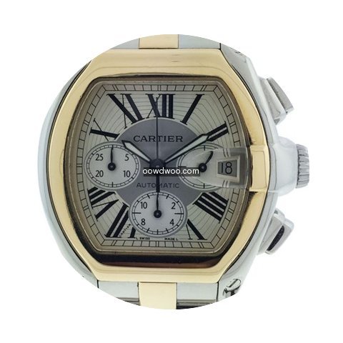Cartier Roadster Chronograph Two Tone St...