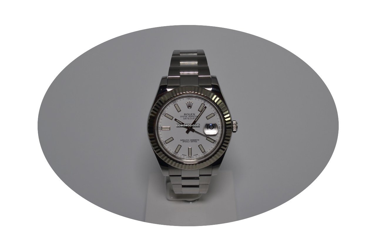 Rolex Datejust II 116334 white dial '' M...