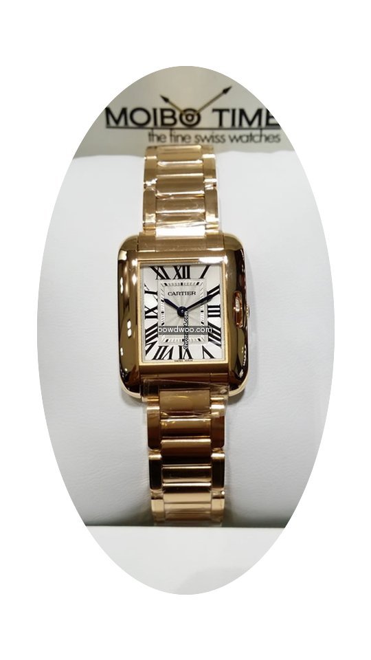 Cartier Tank Anglaise 18K Pink Gold Smal...