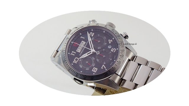 Tudor Fastrider black dial steel bracele...