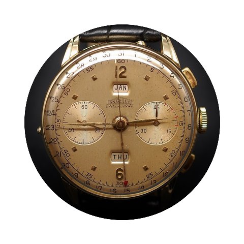 Angelus Chronographe Triple Date Or jaun...