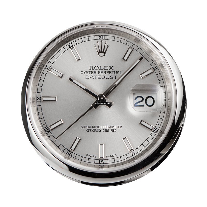 Rolex DateJust 36 Steel Silver/Index Oys...