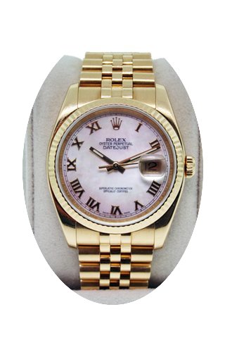 Rolex Datejust 116238 18K Gold Mens Watc...
