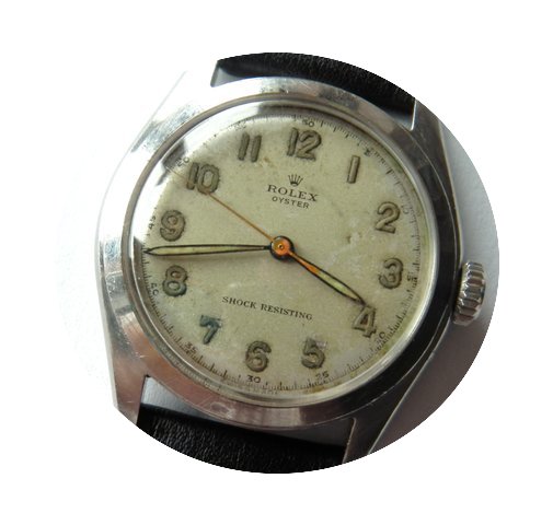 Rolex Oyster Shock Resisting Militär Mi...