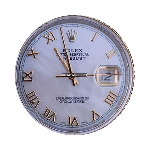 Rolex Mens Datejust Two Tone 18k Gold St...