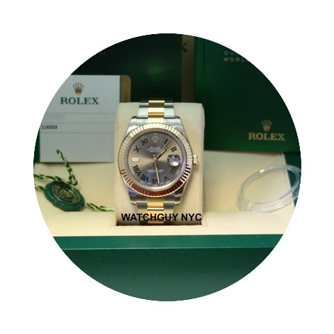Rolex DATEJUST 41MM GREY AND GREEN...