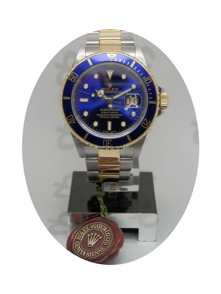 Rolex Submariner Date Steel and Gold Blu...