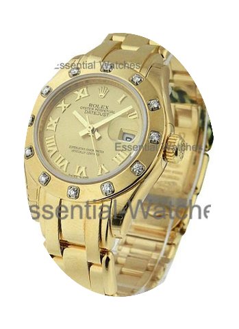 Rolex Unworn Lady''s YG Masterpeice with...