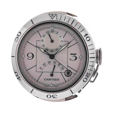 Cartier Pasha GMT Stainless Steel Automa...
