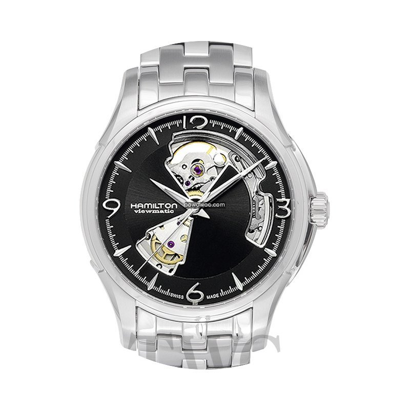 Hamilton Jazzmaster Open Heart Auto Silv...