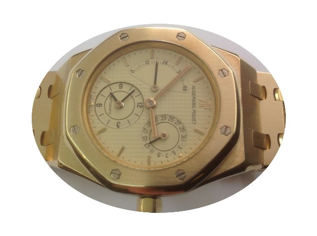 Audemars Piguet Royal Oaq 18k Gold Dual ...
