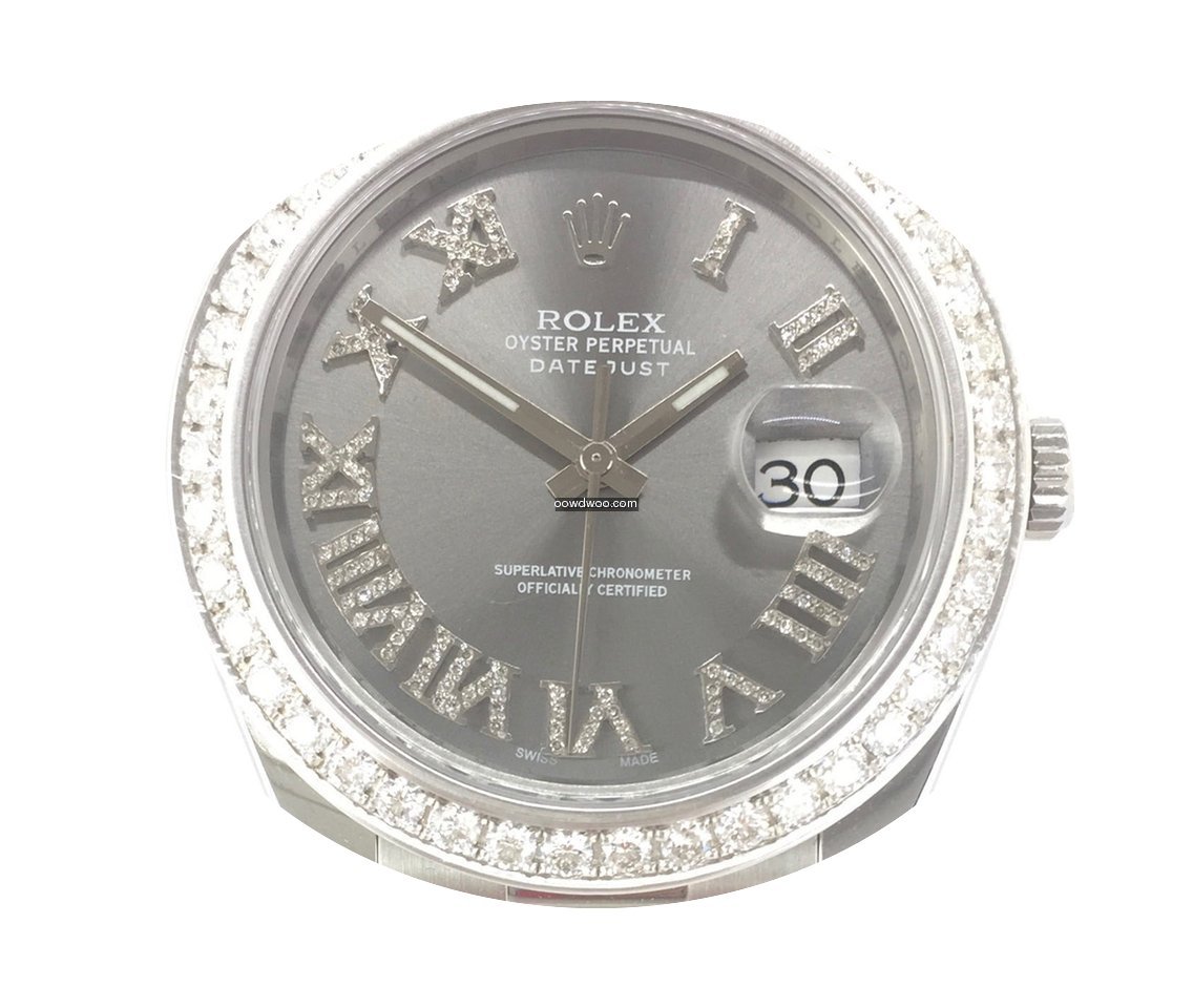 Rolex Datejust II Diamonds Aftermarket B...