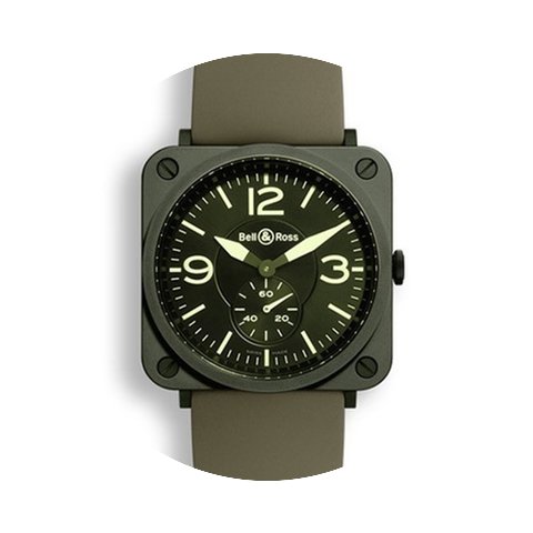 Bell & Ross BR S Military Ceramic...