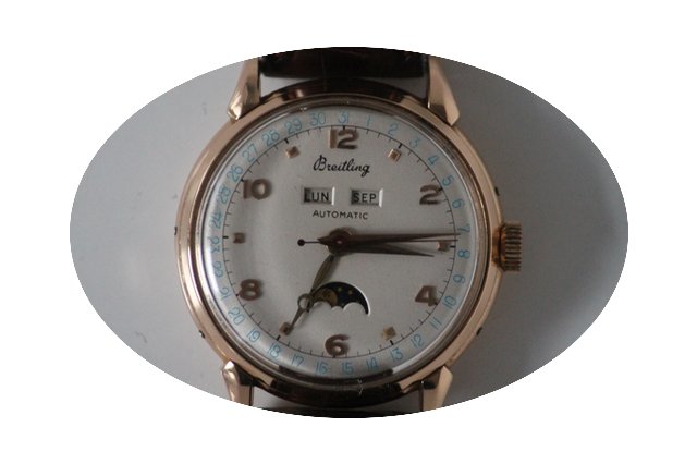 Breitling automatic , jour mois date or ...