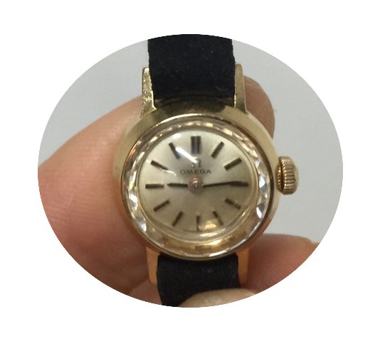 Omega Solo Tempo Manual Manuale gold oro...