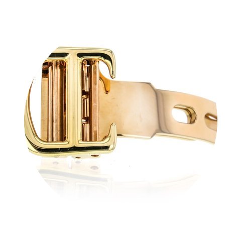 Cartier New Style 18k Yellow Gold Fold B...