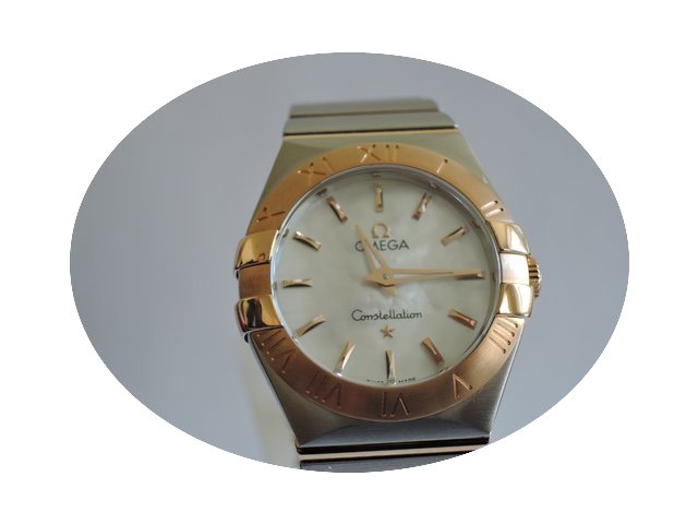 Omega Constellation Lady Quarz Stahl / R...