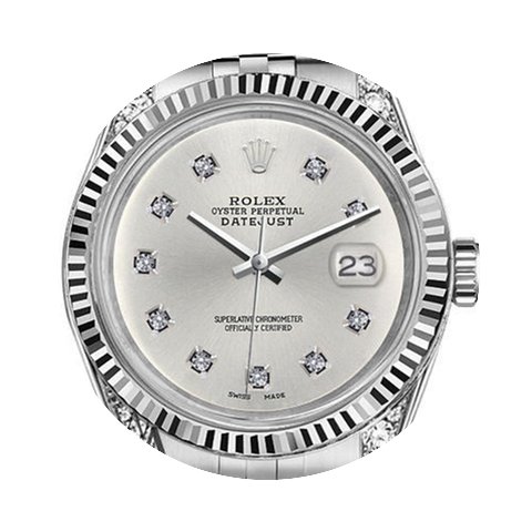 Rolex Men's Rolex 36mm Datejust Silver C...