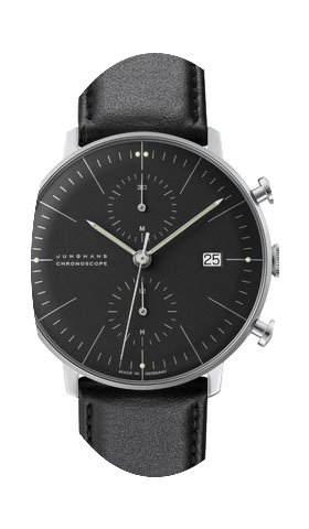 Junghans Max Bill Chronoscope Farbe Schw...