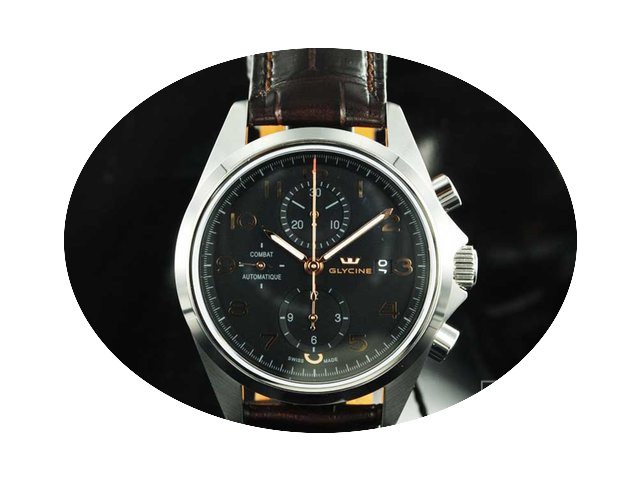 Glycine Combat Watch Chronograph - Black...
