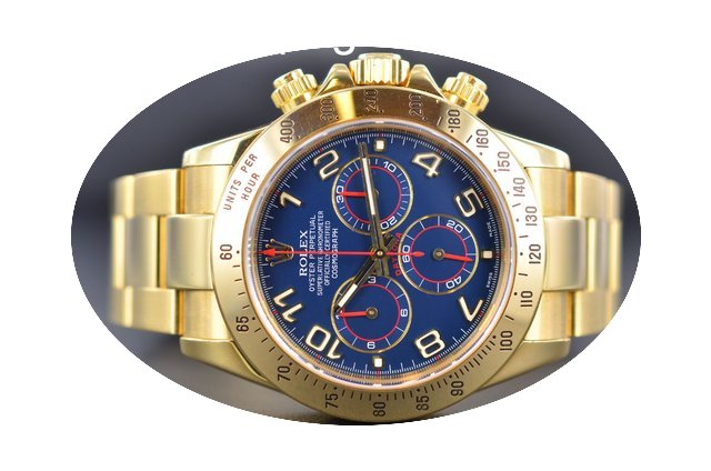 Rolex Daytona 116528 Blue Arab Dial anno...