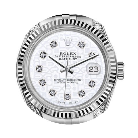 Rolex Men's Rolex 36mm Datejust White Co...
