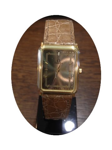Omega rettangolare oro...