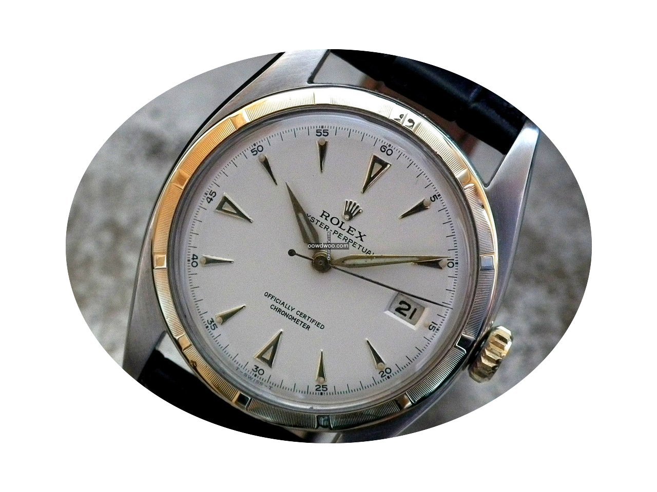 Rolex Super Oyster Steel & Gold Ovettone...