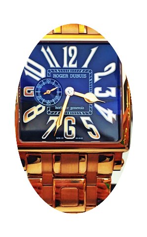 Roger Dubuis G-34 18K Rose Gold on Brace...