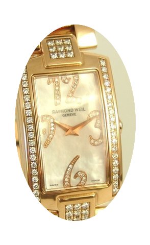 Raymond Weil Shine 18 Krt. Rosegold Bril...
