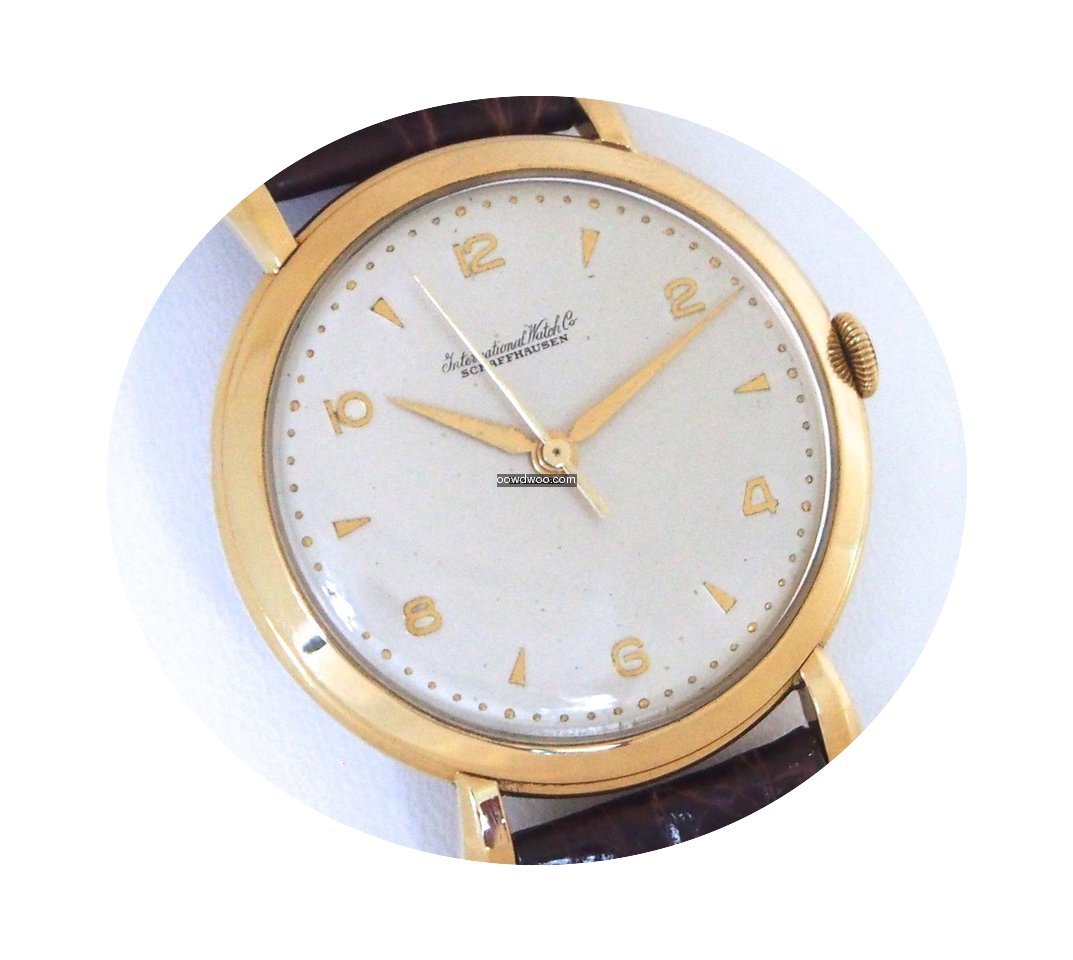 IWC Vintage 18k Gold Cal. 89 W/ Fancy Lu...